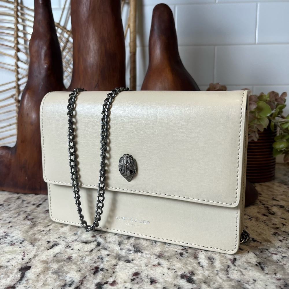 Kurt Geiger Shoreditch Leather Chain Crossbody Bag